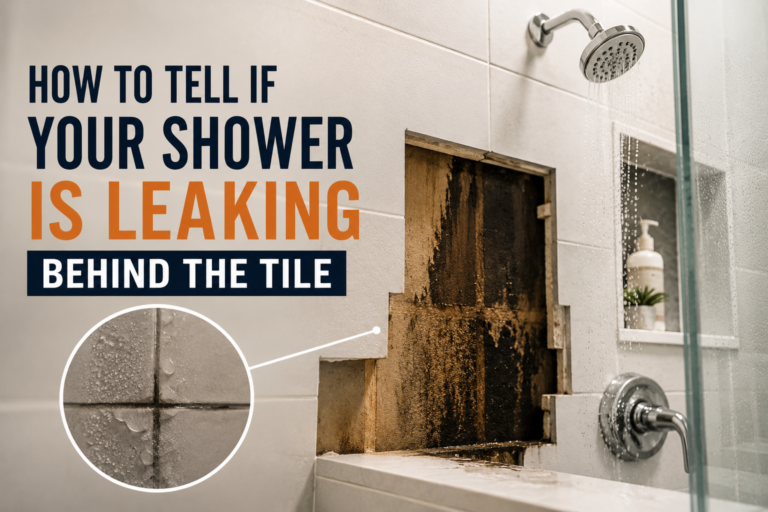 How to Tell If Your Shower Is Leaking Behind the Tile